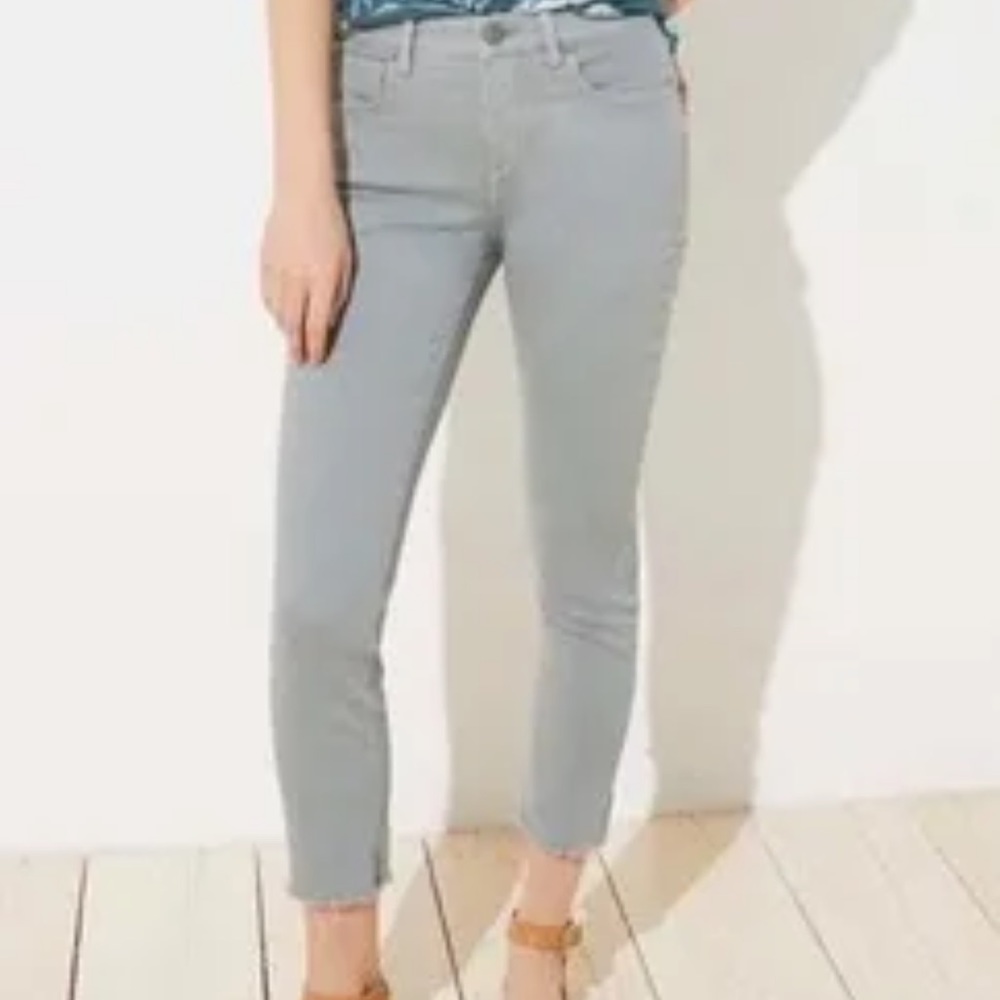 LOFT modern skinny crop denim